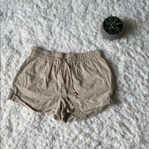 Love tree tan shorts